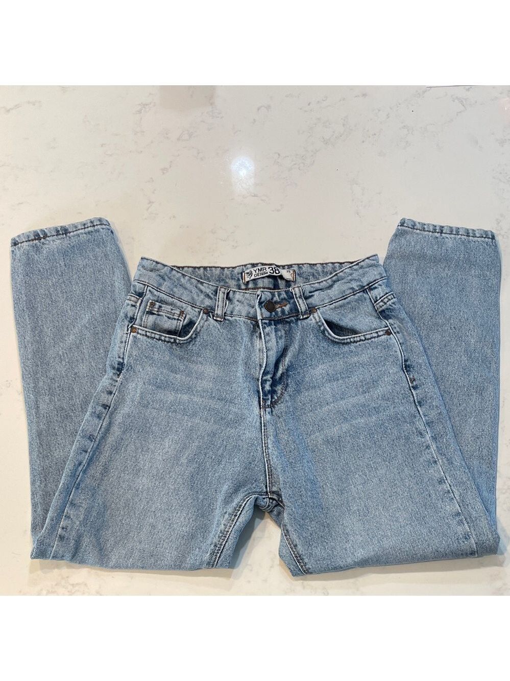 YMR Moda Denim Jeans Light Blue Size 29 - Picture 1 of 9